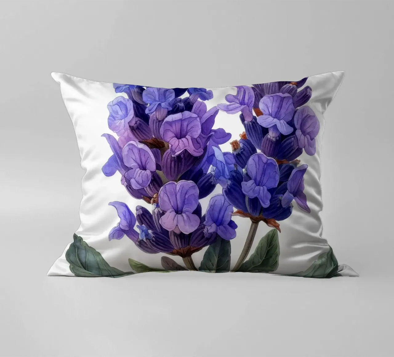 Fiore di lavanda 2 cuscino da Bold Blooms