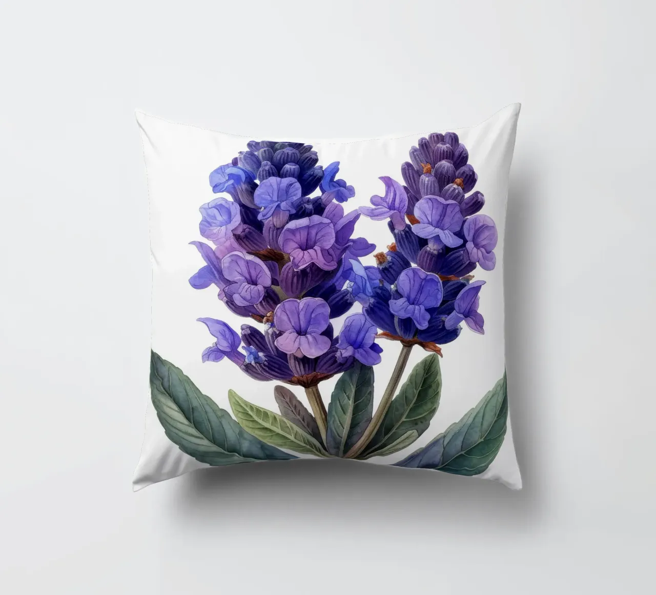 Fiore di lavanda 2 cuscino da Bold Blooms