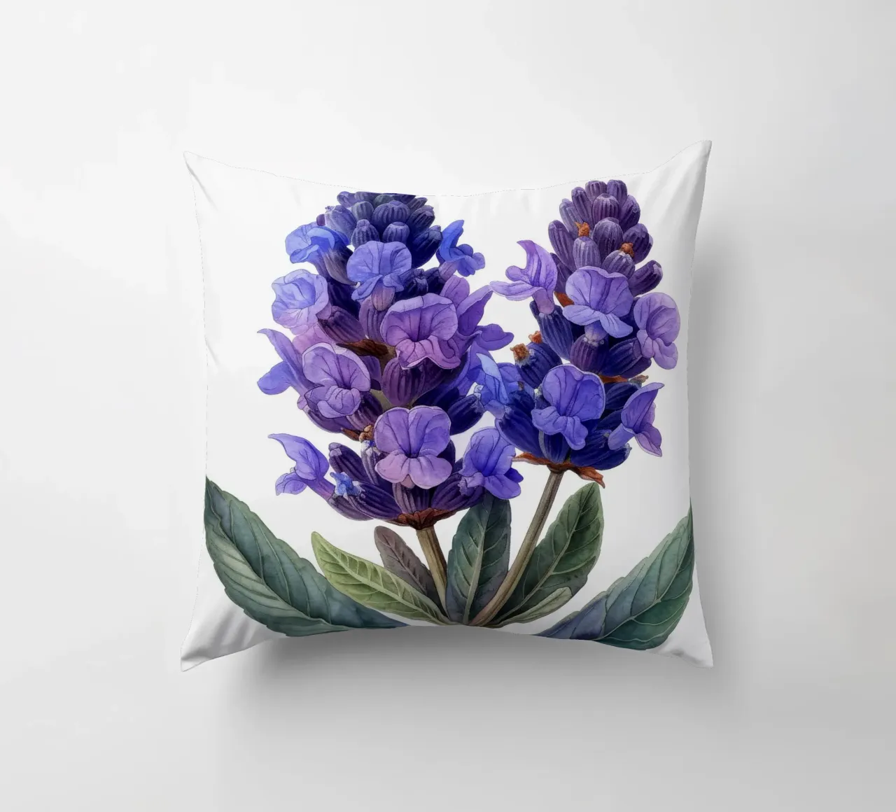Fiore di lavanda 2 cuscino da Bold Blooms