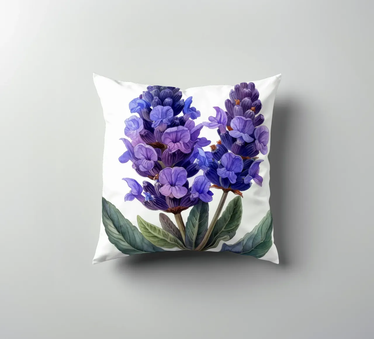 Fiore di lavanda 2 cuscino da Bold Blooms