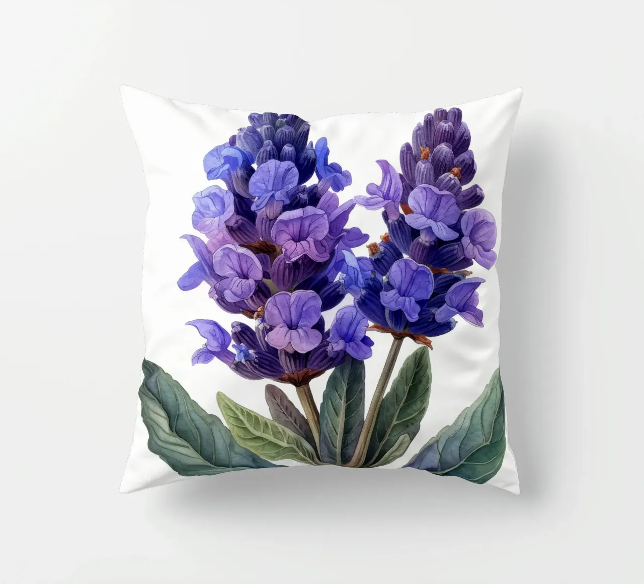 Fiore di lavanda 2 cuscino da Bold Blooms