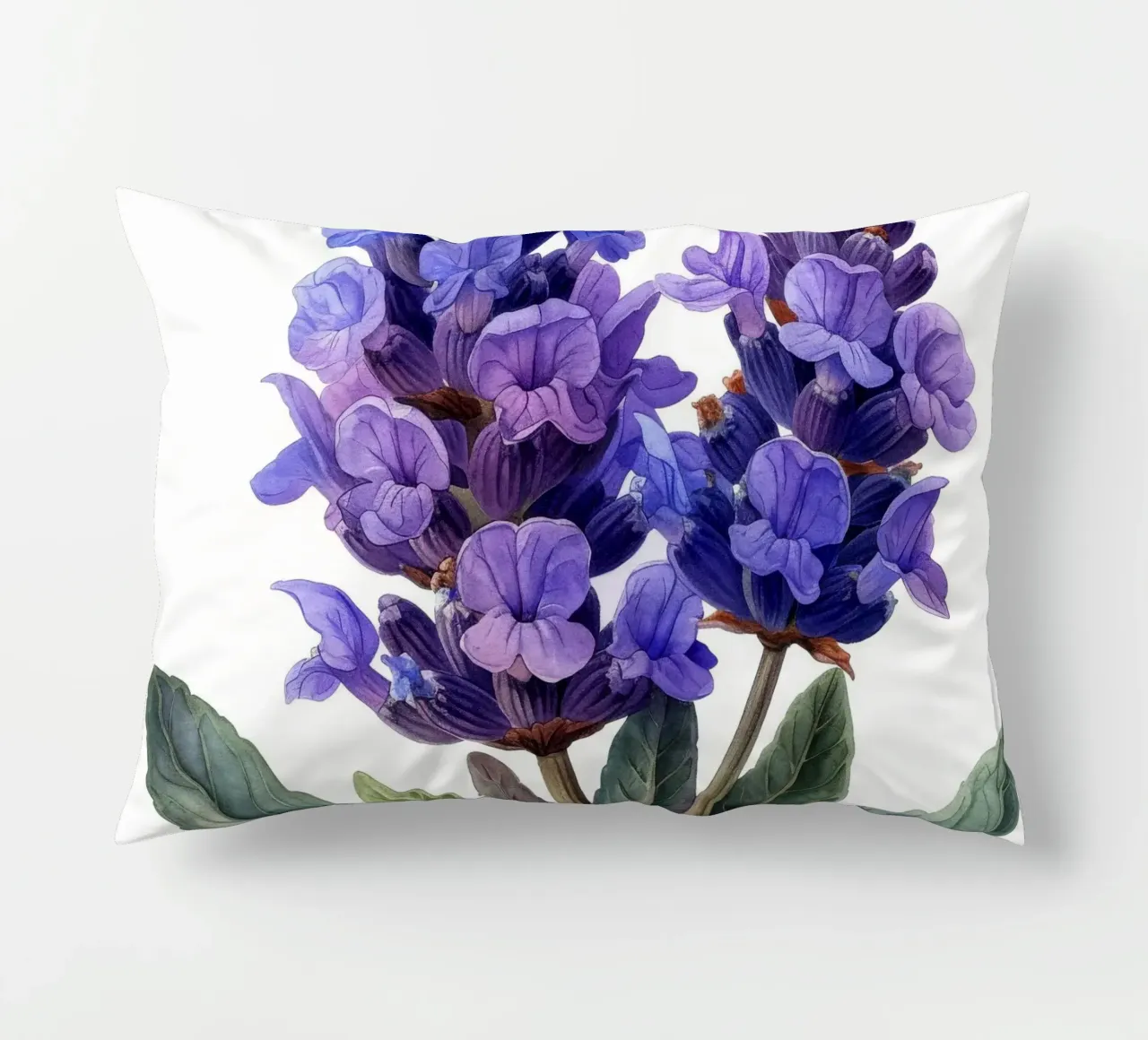 Fiore di lavanda 2 cuscino da Bold Blooms
