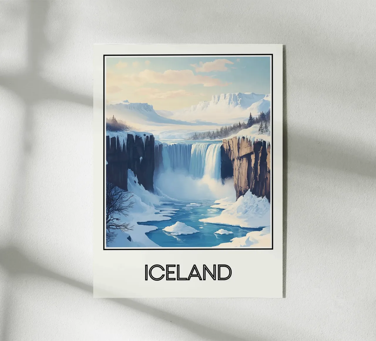 Het eiland acryl van Frame the World