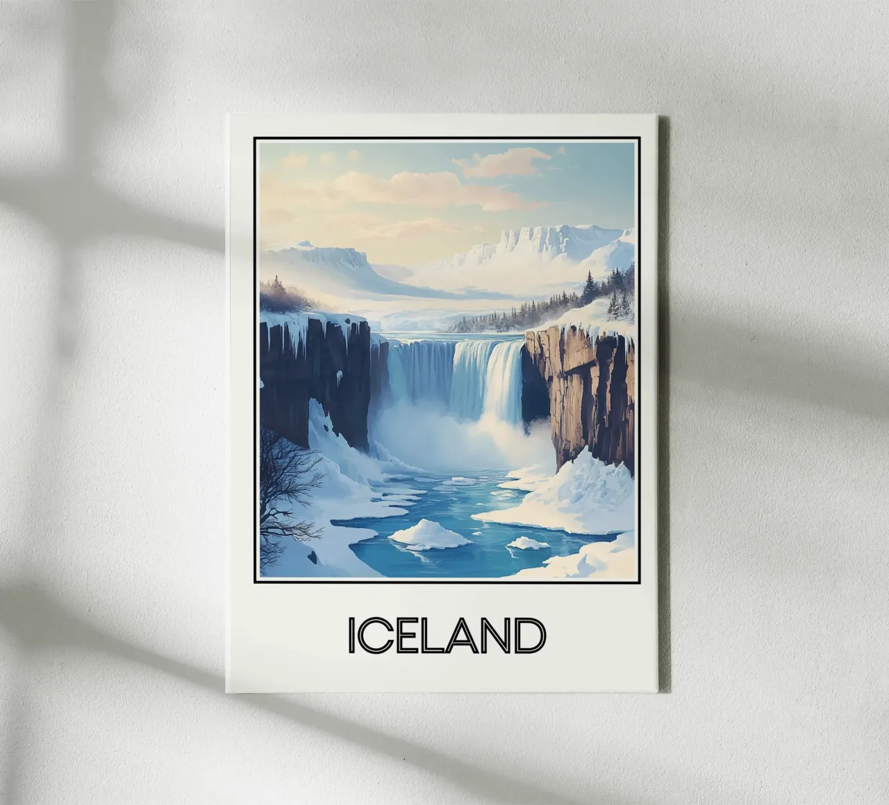 Het eiland canvas van Frame the World