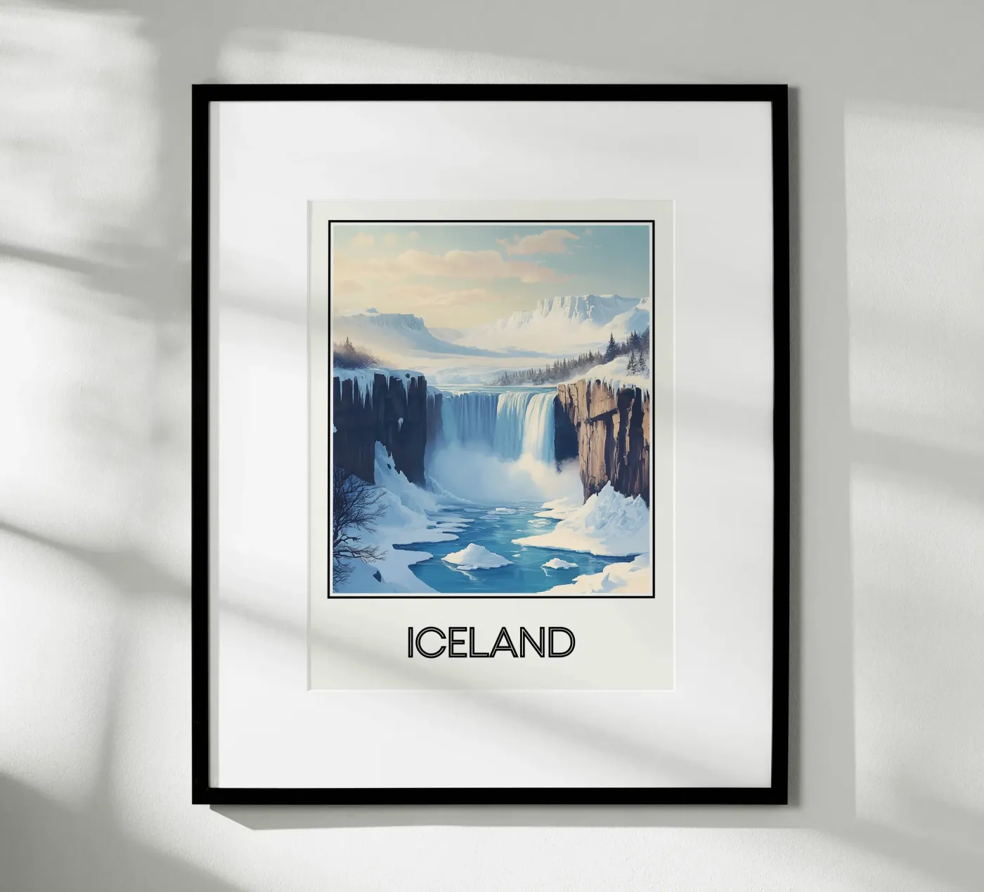 Affiche Islande poster de Frame the World
