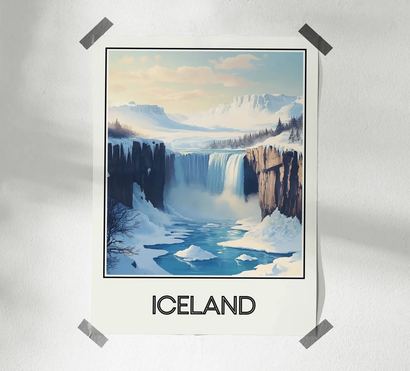 Affiche Islande poster de Frame the World