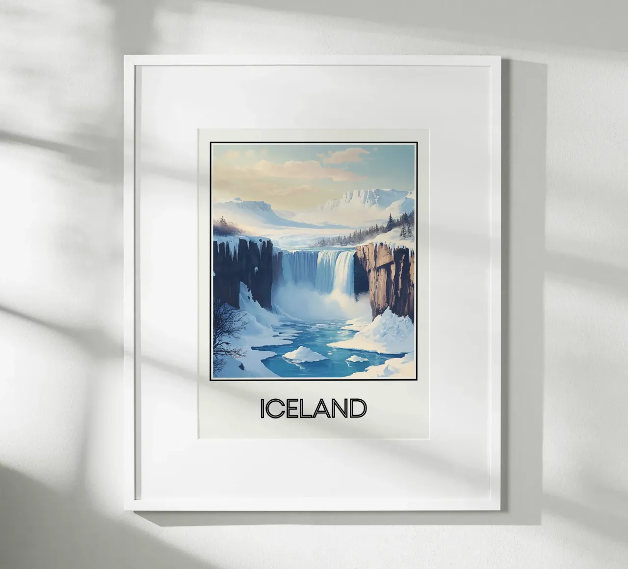 Het eiland poster van Frame the World