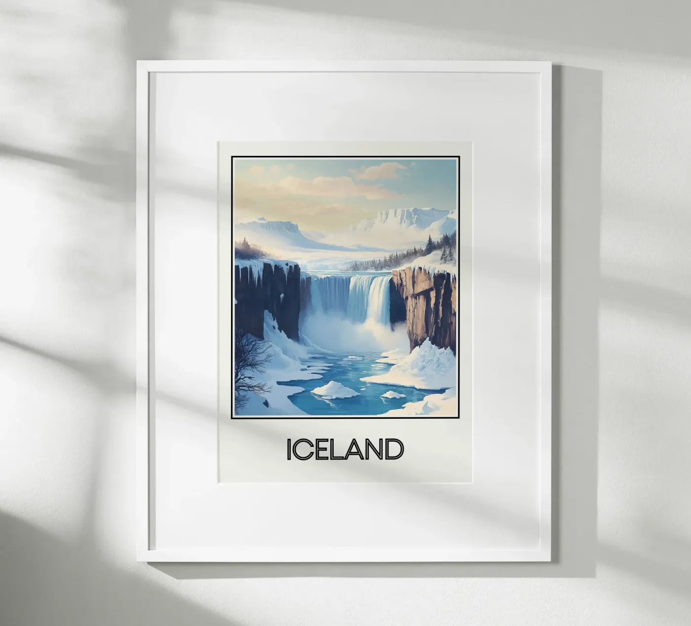 Affiche Islande poster de Frame the World