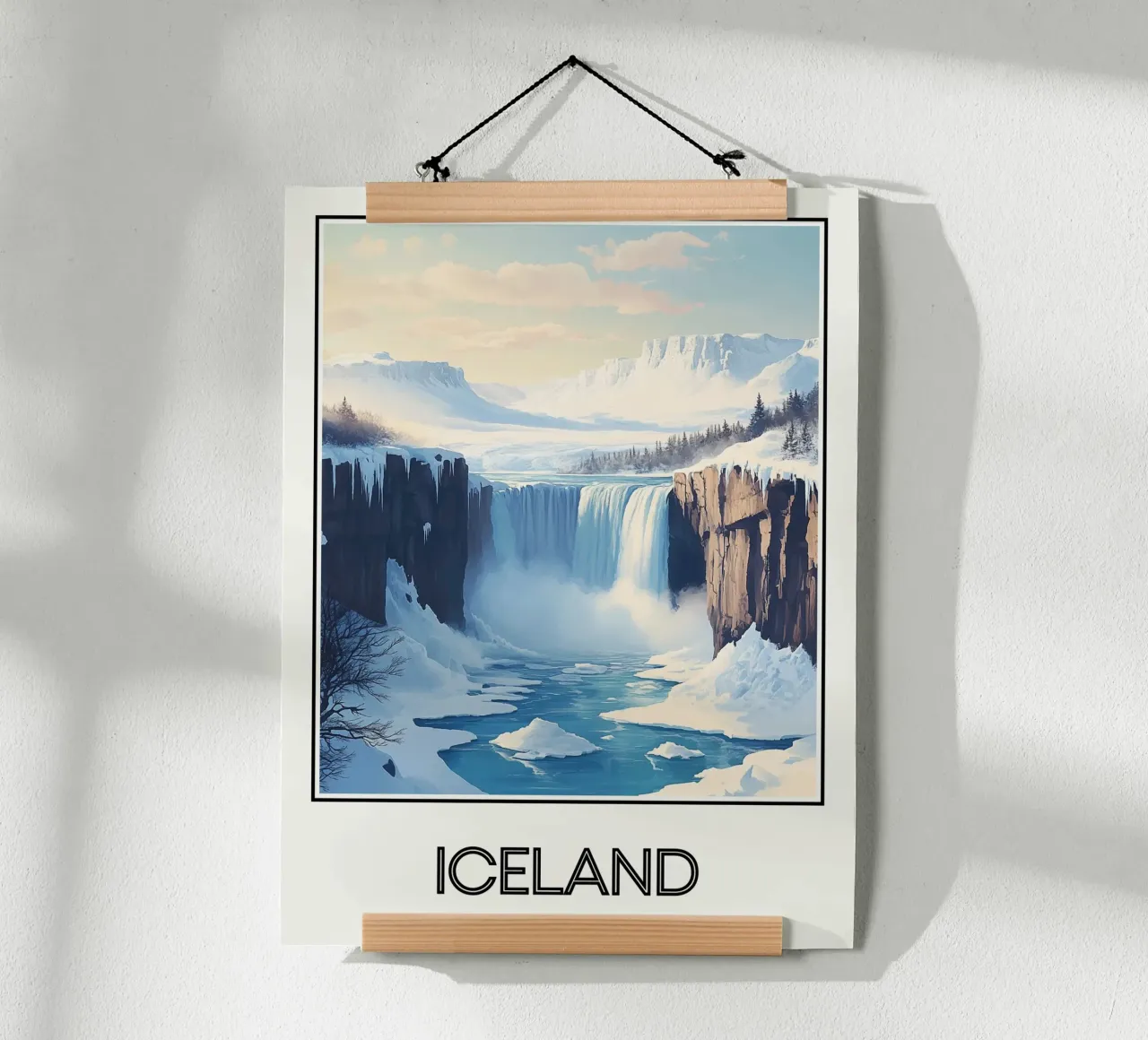 Het eiland poster van Frame the World