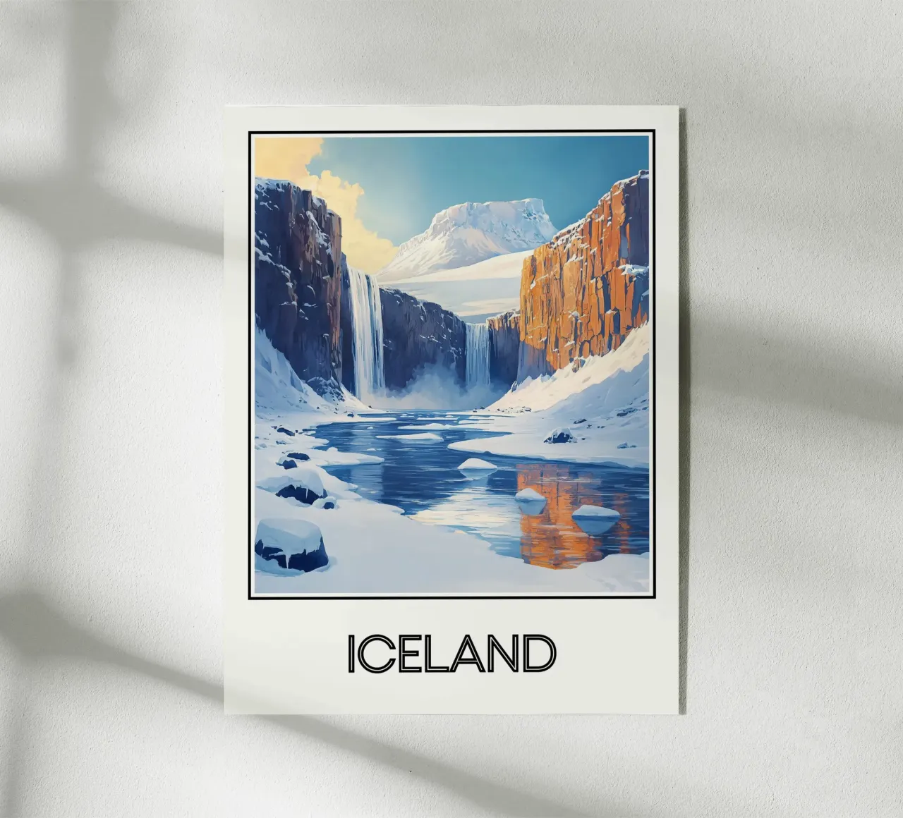 Het eiland acryl van Frame the World