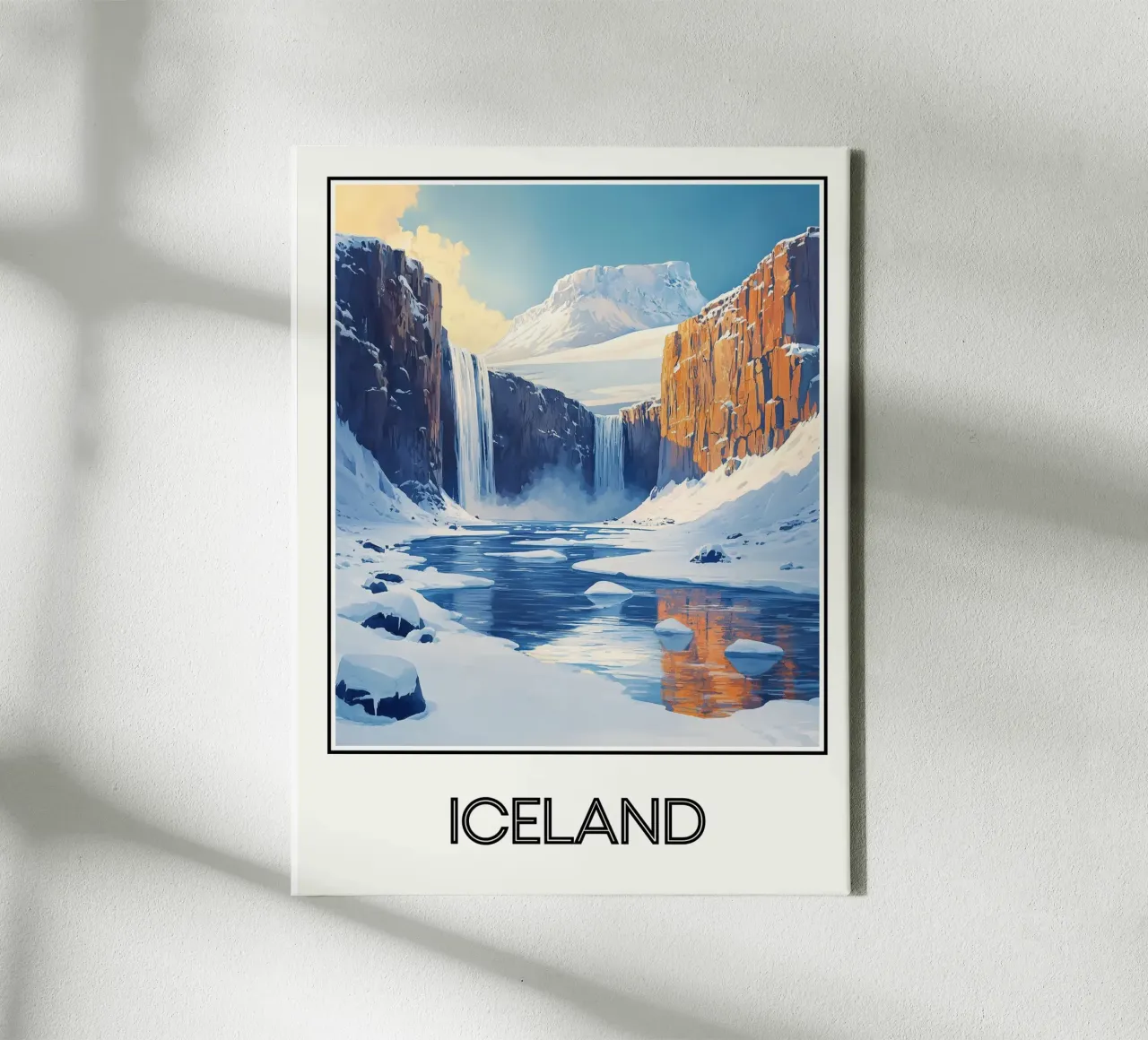 Het eiland canvas van Frame the World