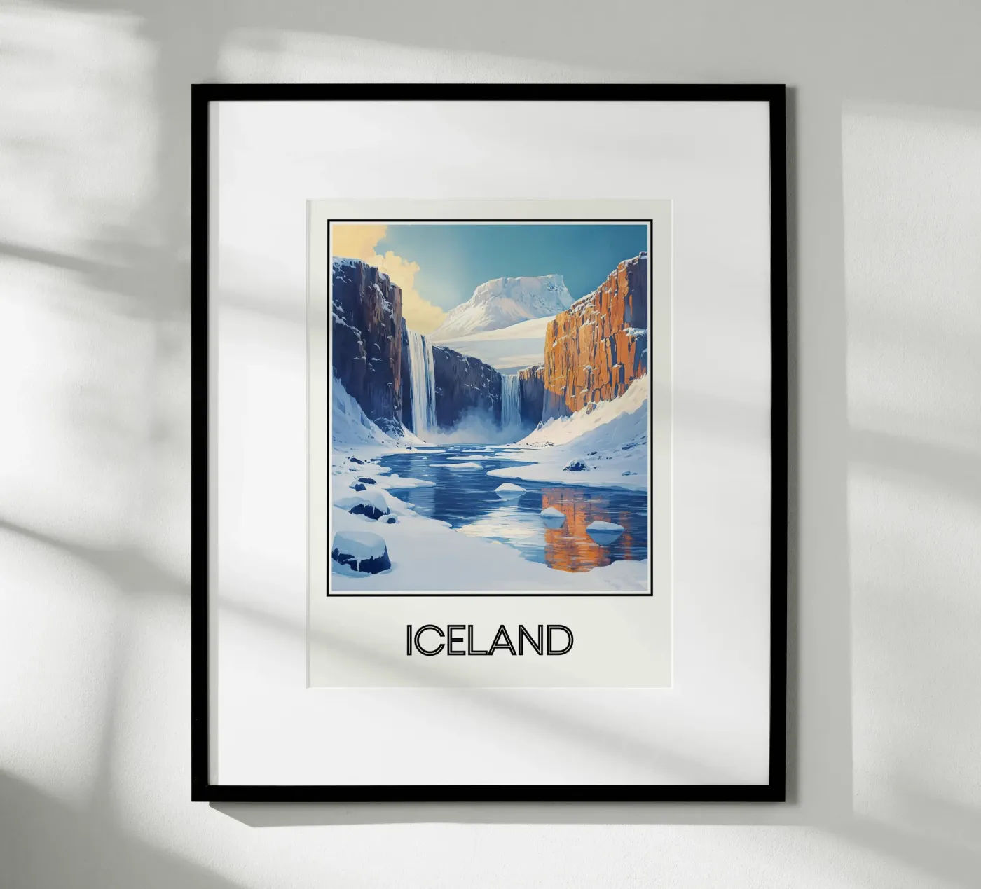 Affiche Islande poster de Frame the World