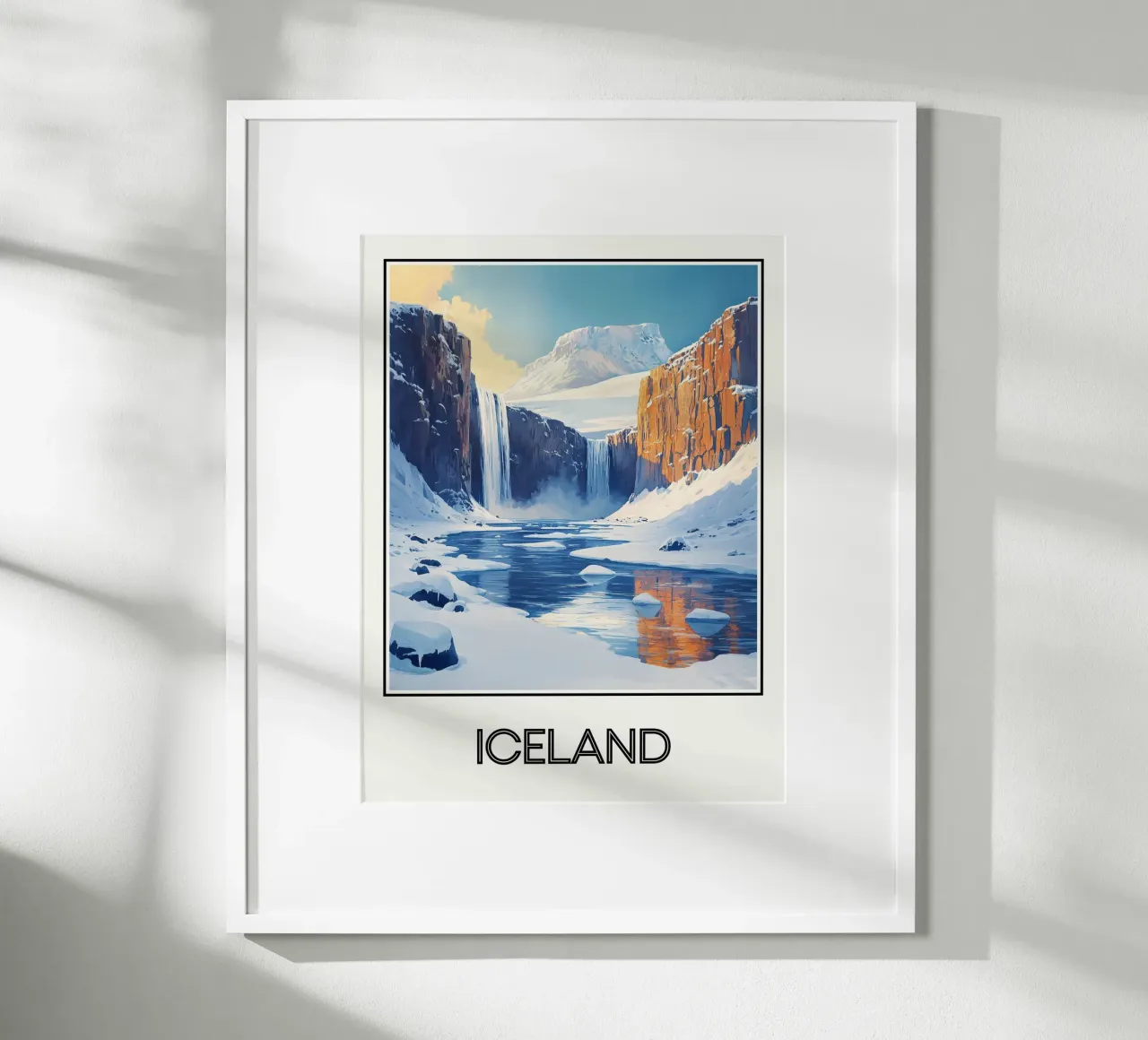 Het eiland poster van Frame the World