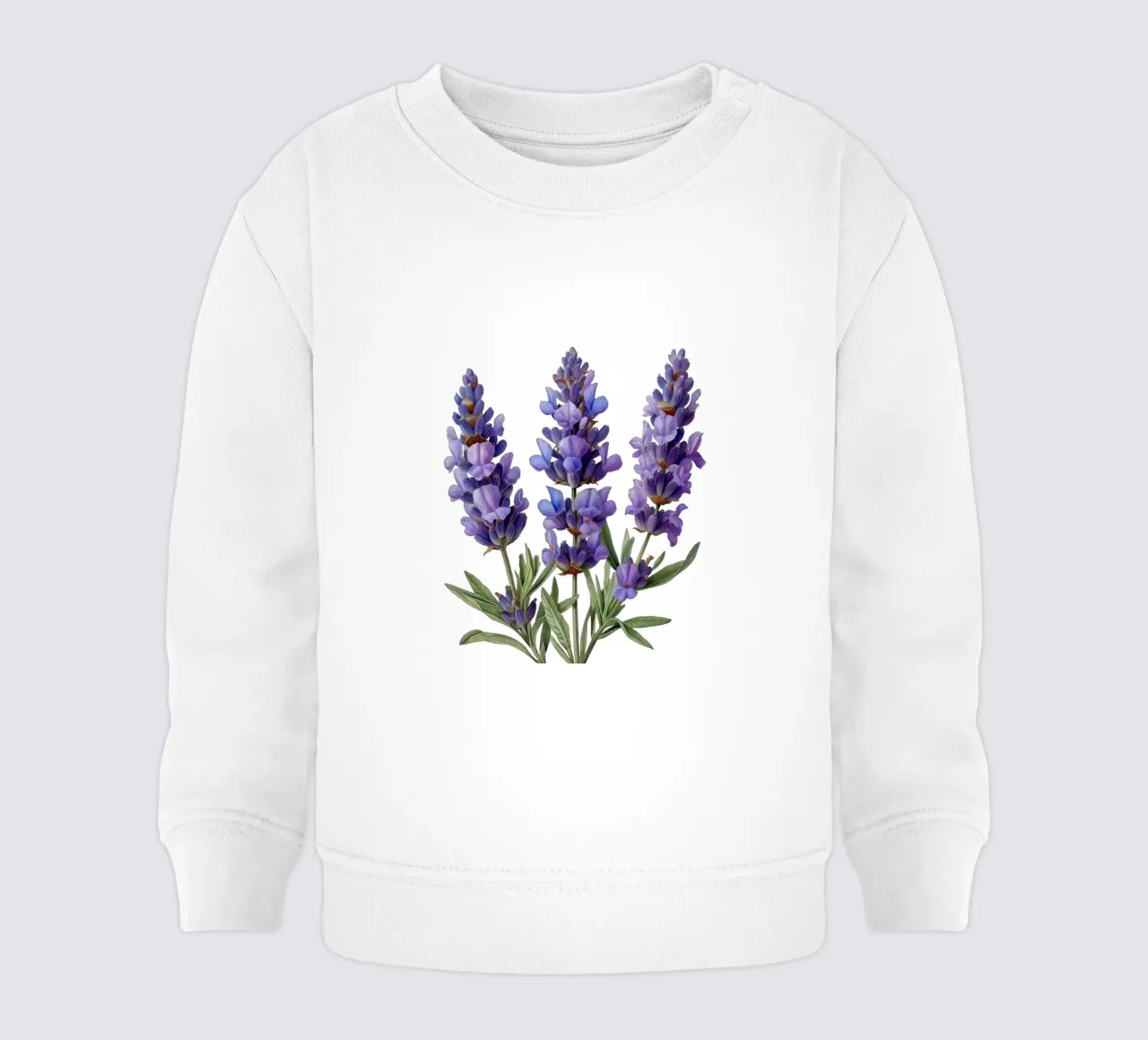 Fiore di lavanda 3 felpa neonato da Bold Blooms