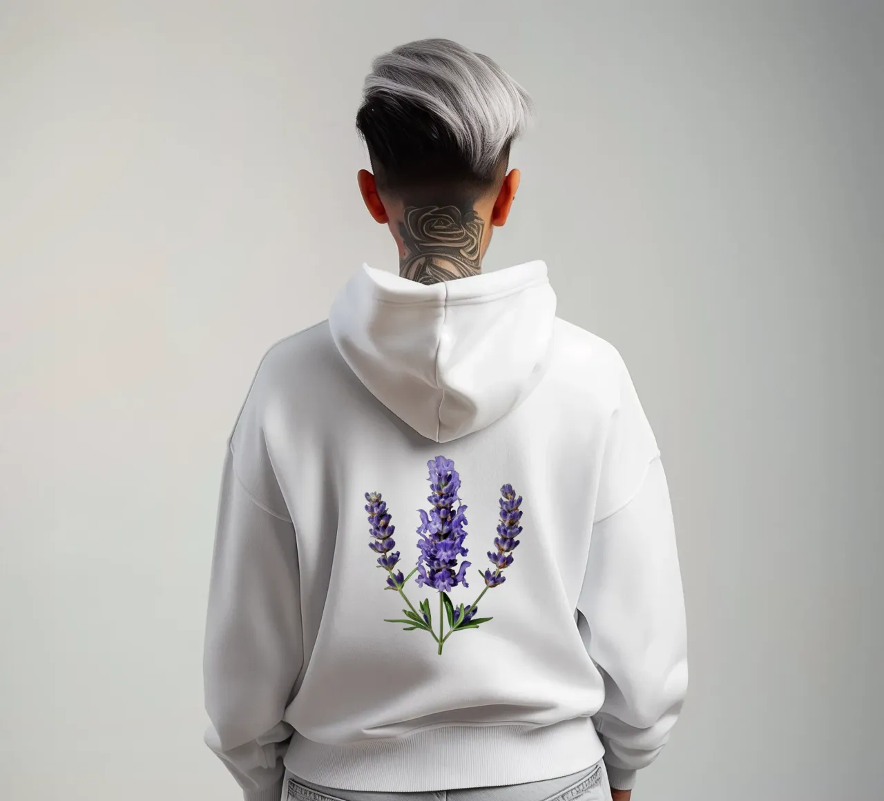 Fiore di lavanda 4 felpa con cappuccio da Bold Blooms