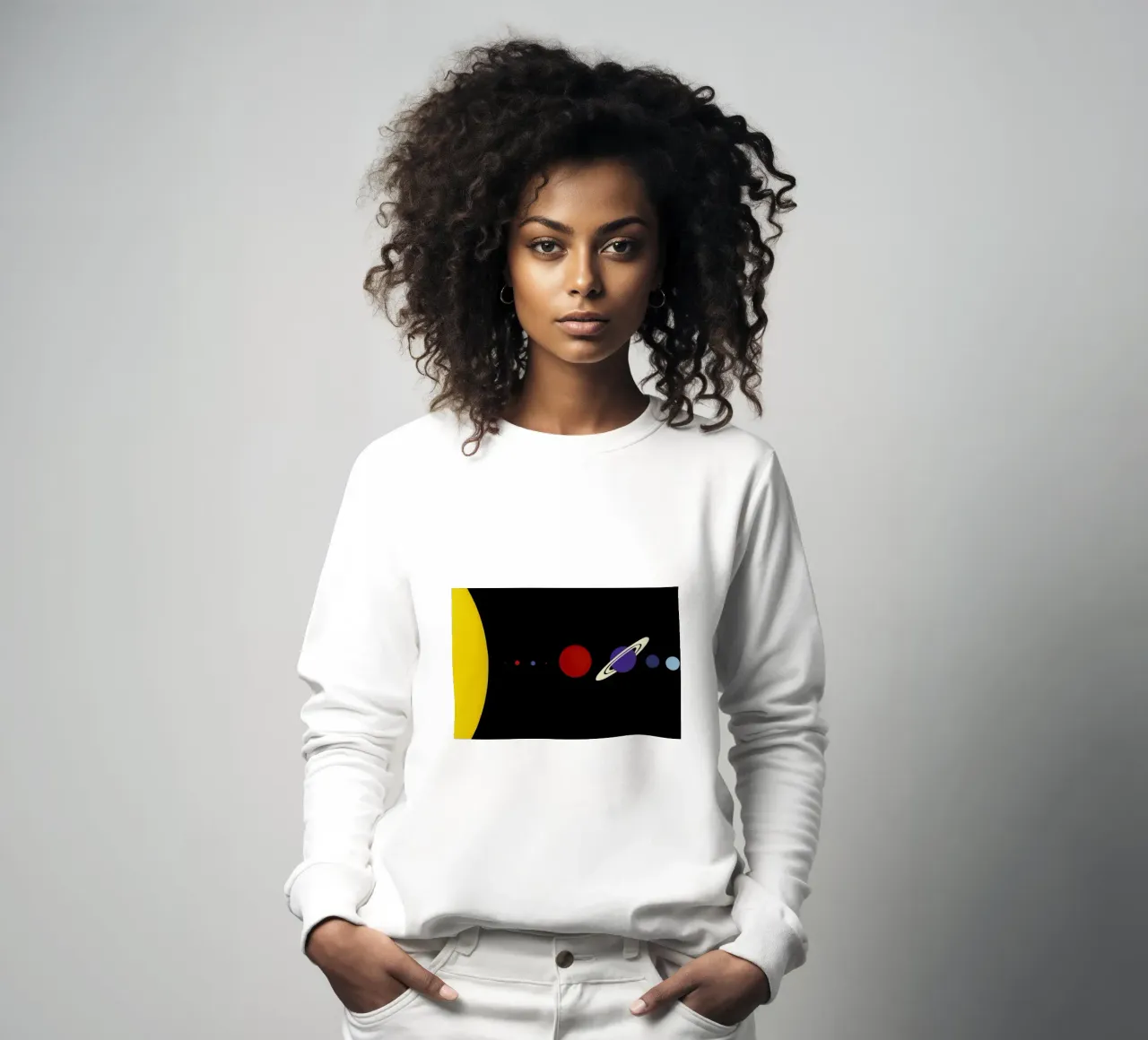 Solar System Sweatshirt von Rosi Feist
