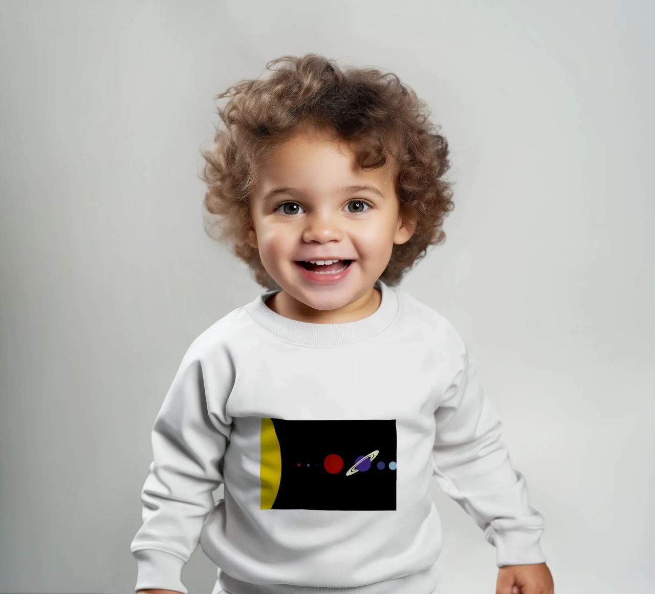 Solar System felpa neonato da Rosi Feist