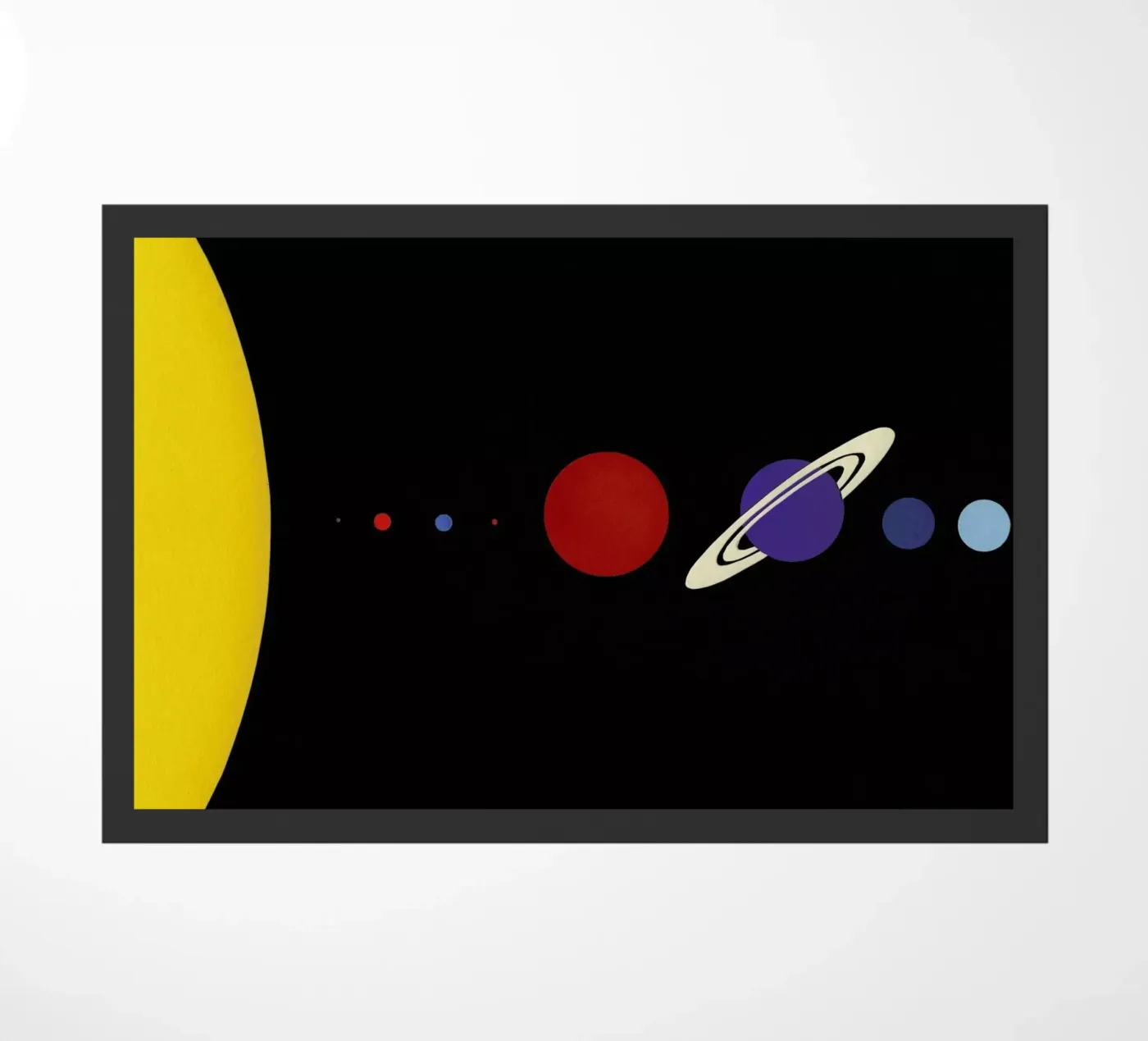 Solar System Fußmatte von Rosi Feist