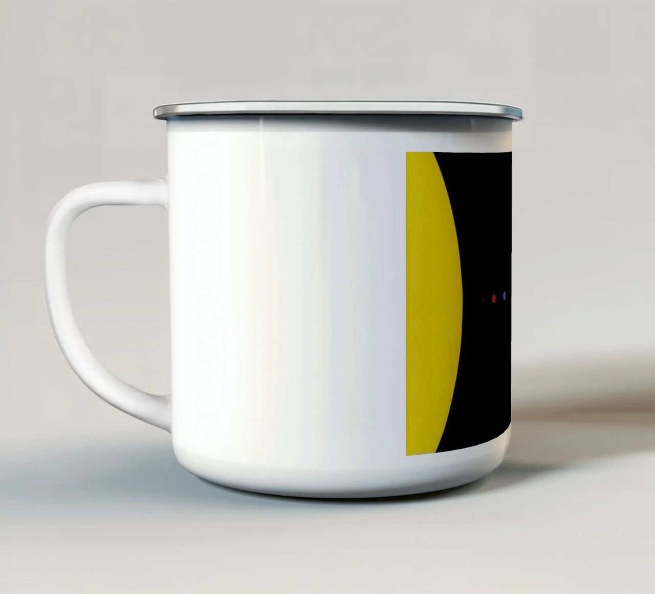 Solar System tazza in smalto da Rosi Feist