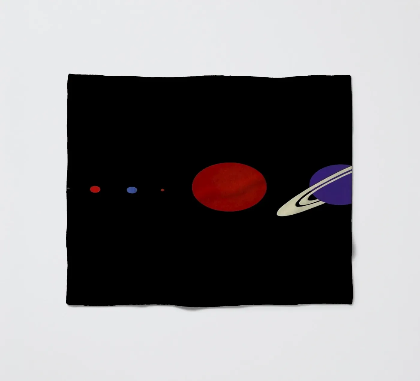 Solar System Fleecedecke von Rosi Feist