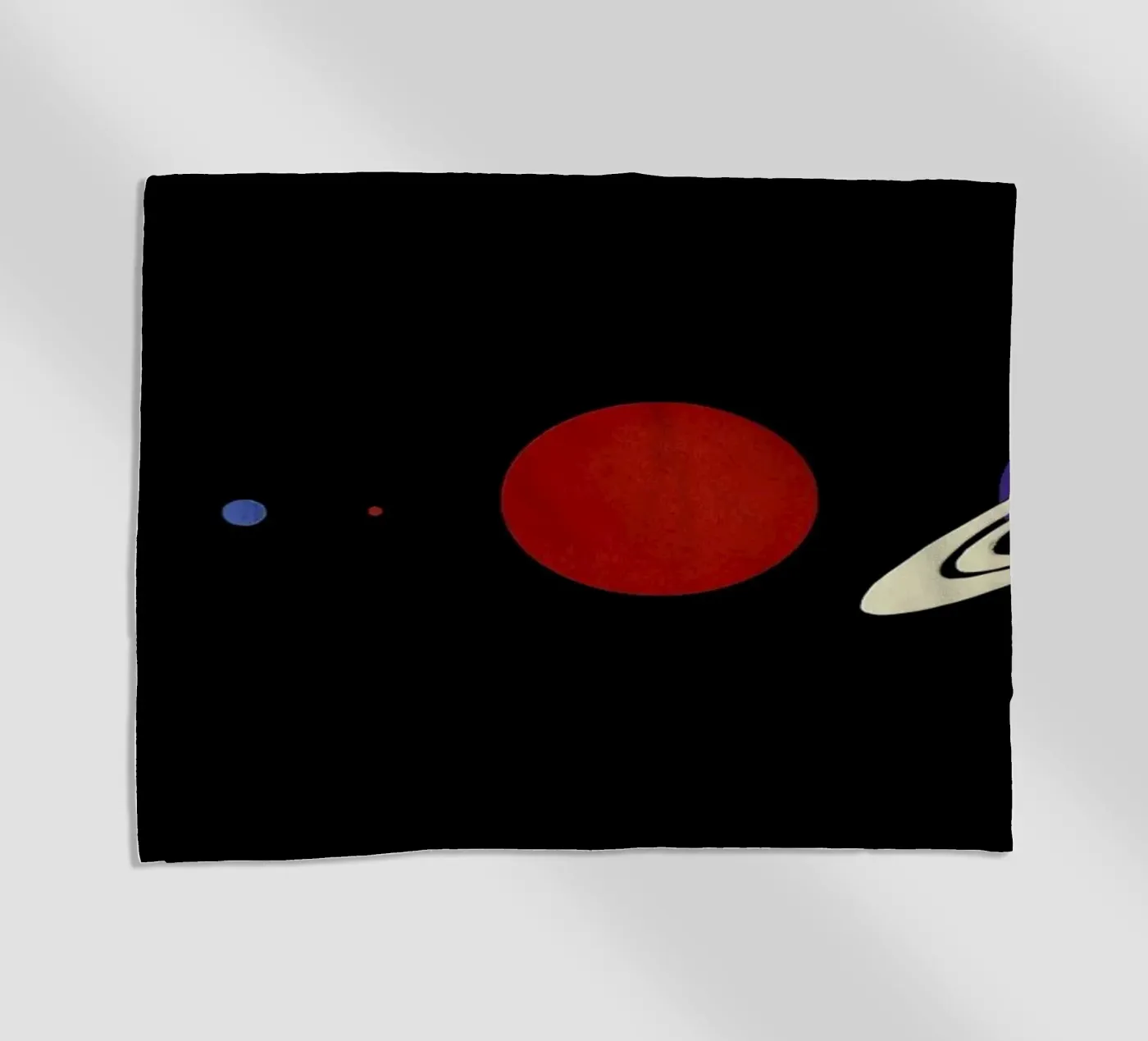 Solar System beach towel by Rosi Feist