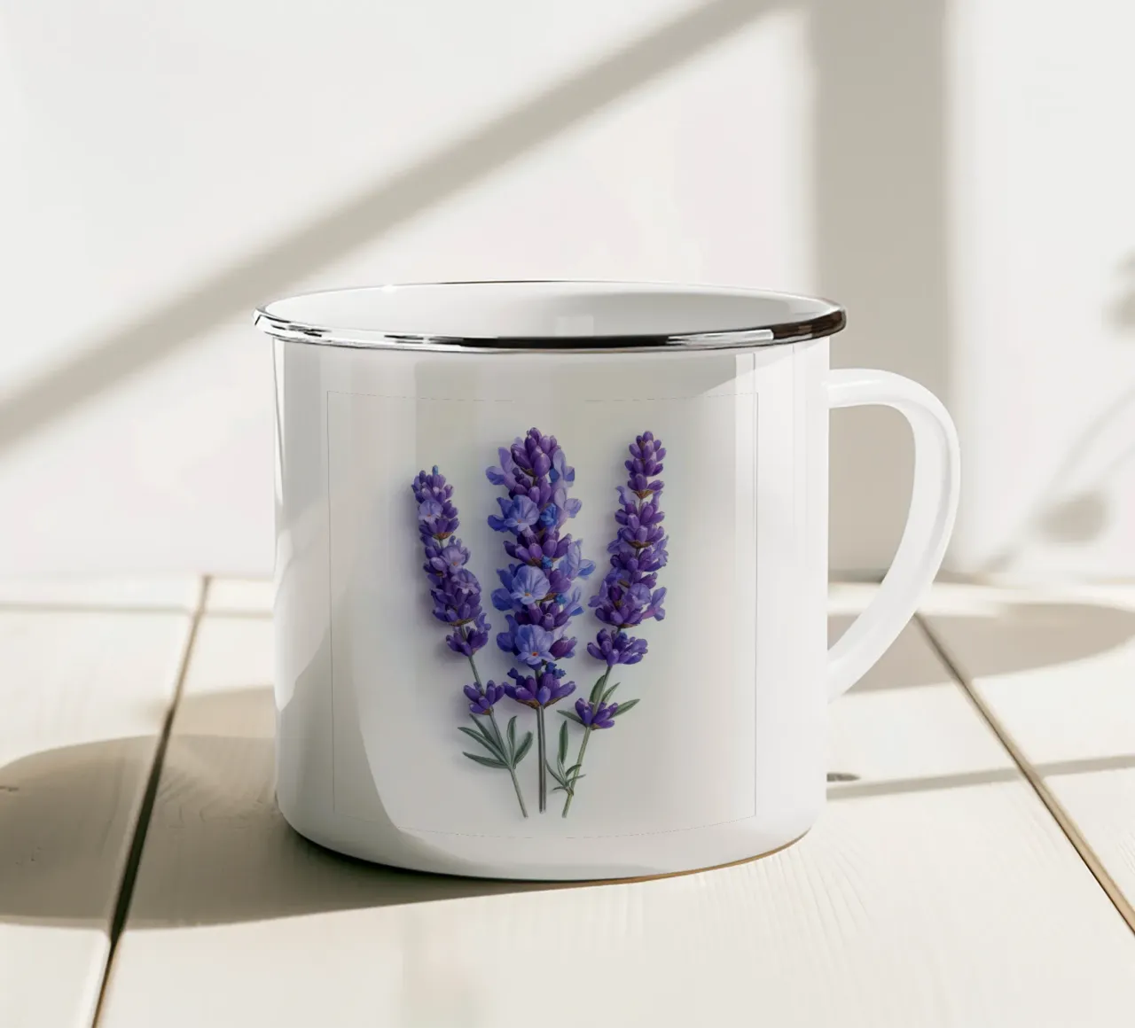Fiore di lavanda 1 tazza in smalto da Bold Blooms