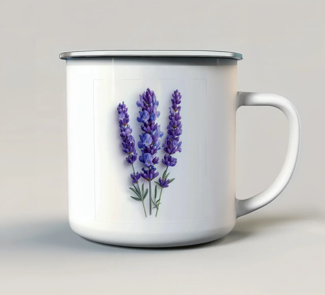 Fiore di lavanda 1 tazza in smalto da Bold Blooms