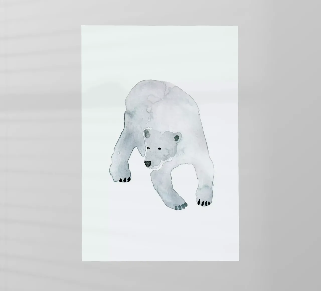 Eisbär pellicola backlit da Farina Kuklinski