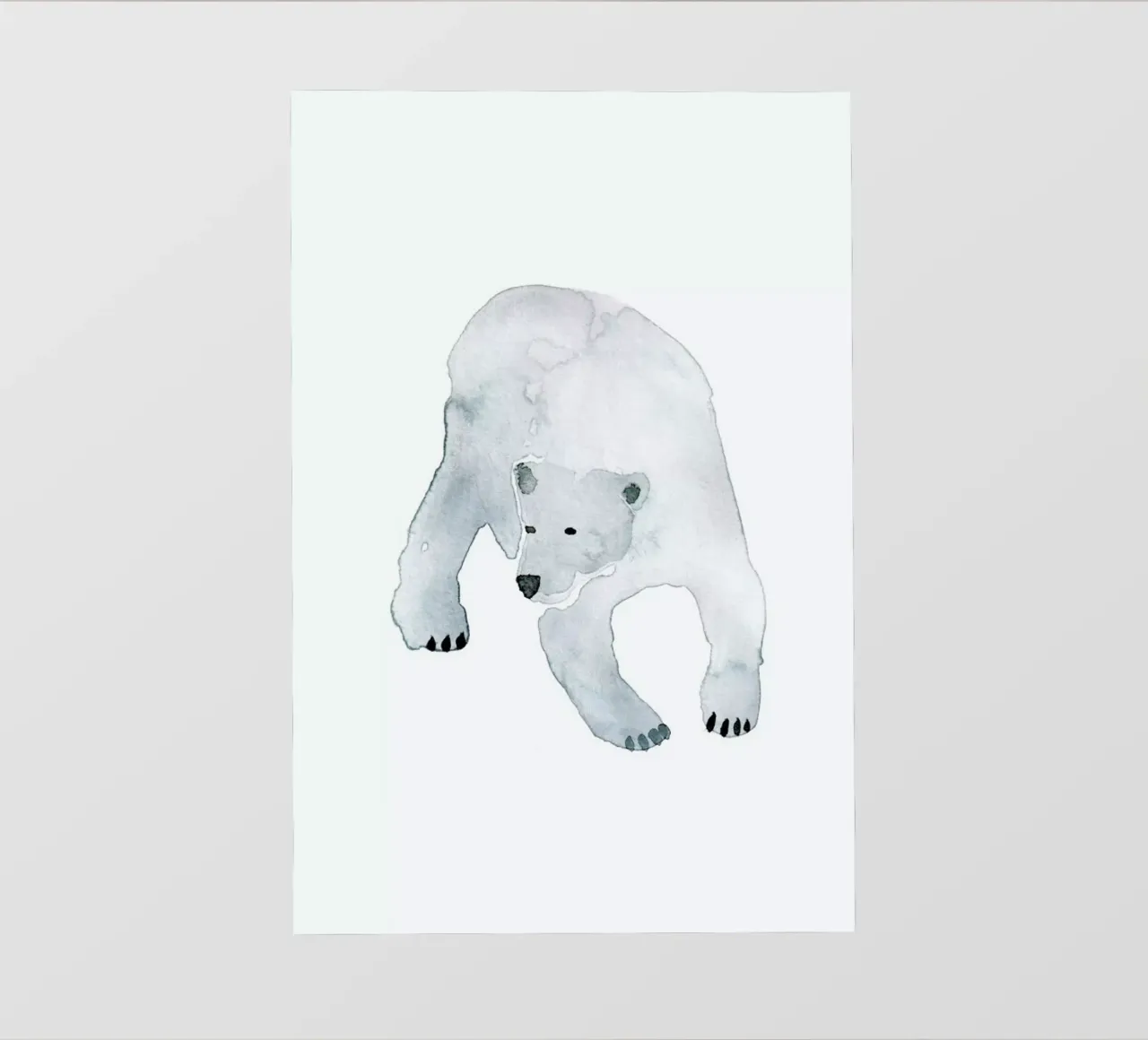 Eisbär pellicola backlit da Farina Kuklinski