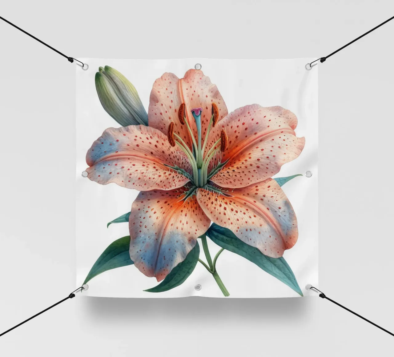 Fiore di giglio 2 telo in pvc da Bold Blooms