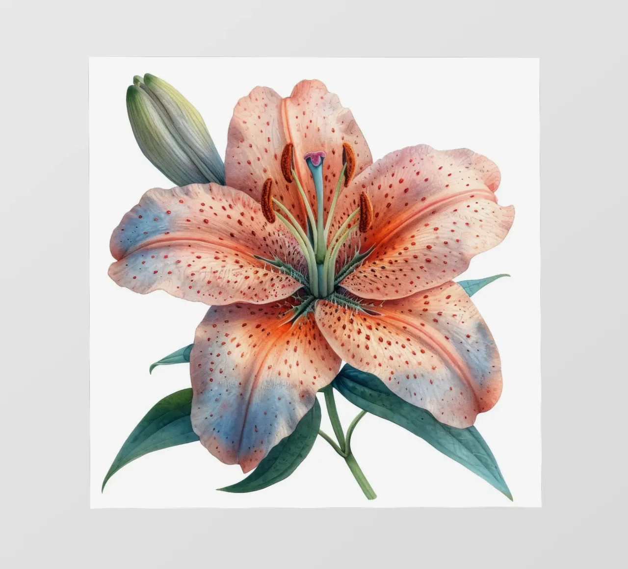 Fiore di giglio 2 telo in pvc da Bold Blooms