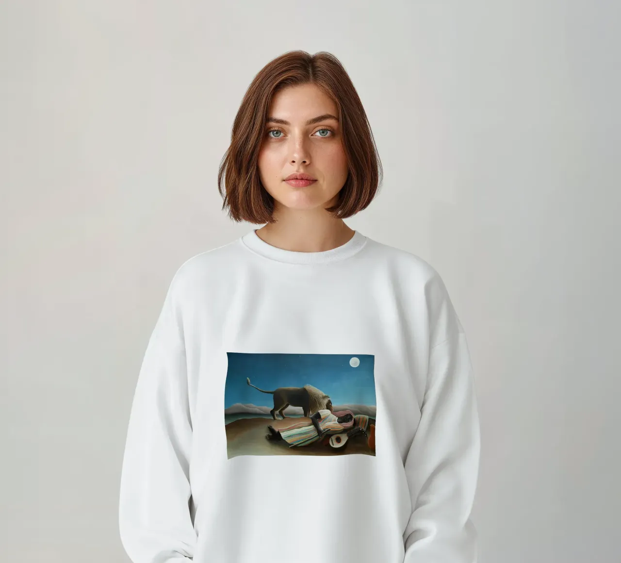 Henri Rousseau - El gitano dormido sudadera de Timeless Artworks