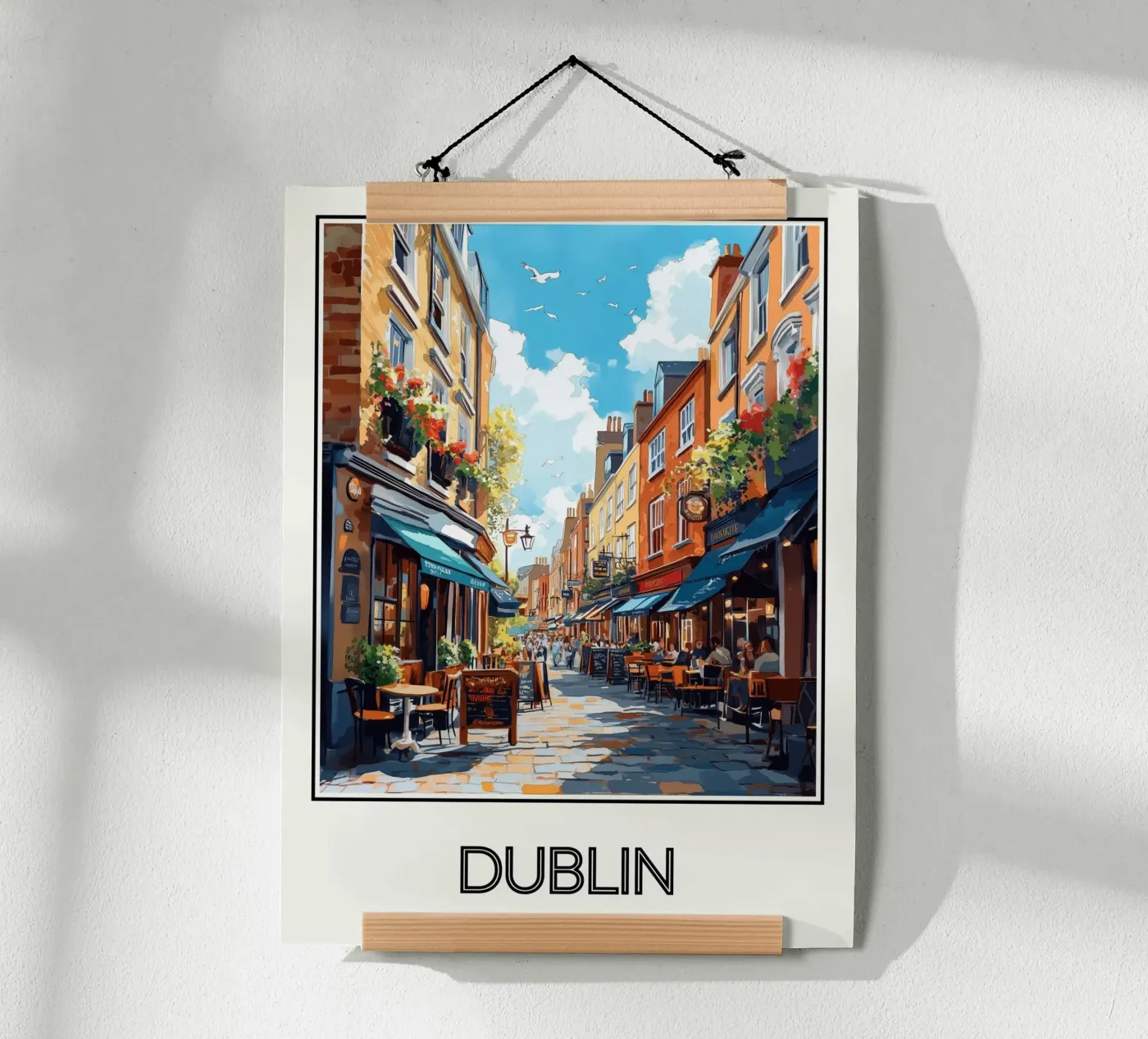 Affiche Dublin Ireland poster by Frame the World