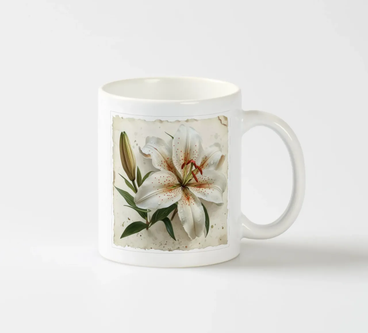 Fiore di giglio 3 tazza in ceramica da Bold Blooms