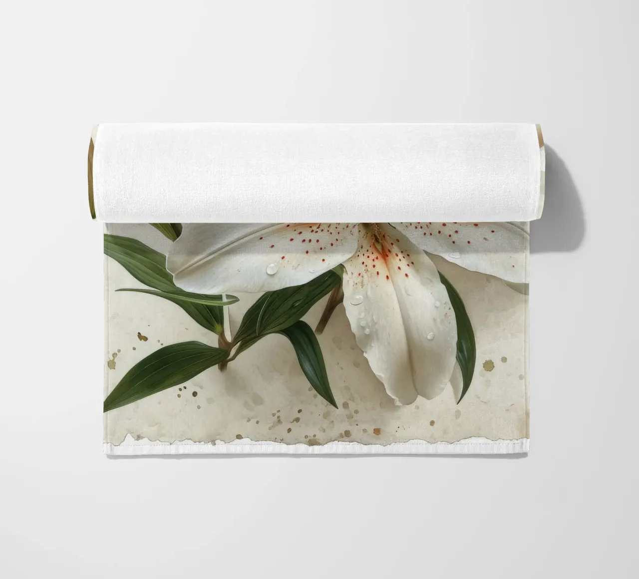 Fiore di giglio 3 telo mare da Bold Blooms
