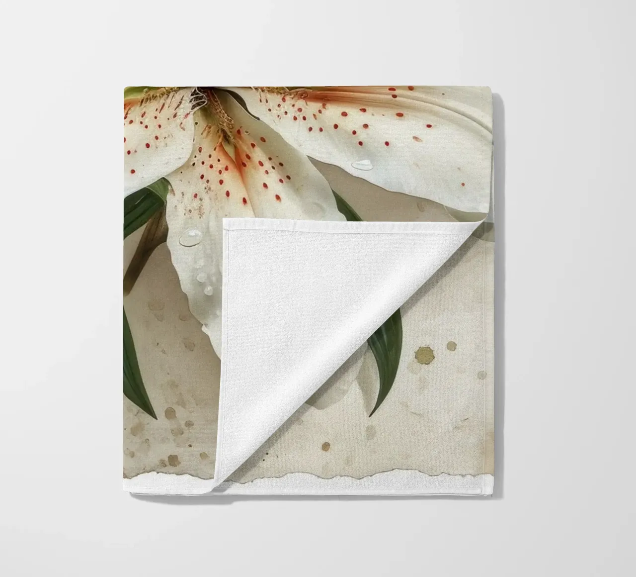 Fiore di giglio 3 telo mare da Bold Blooms