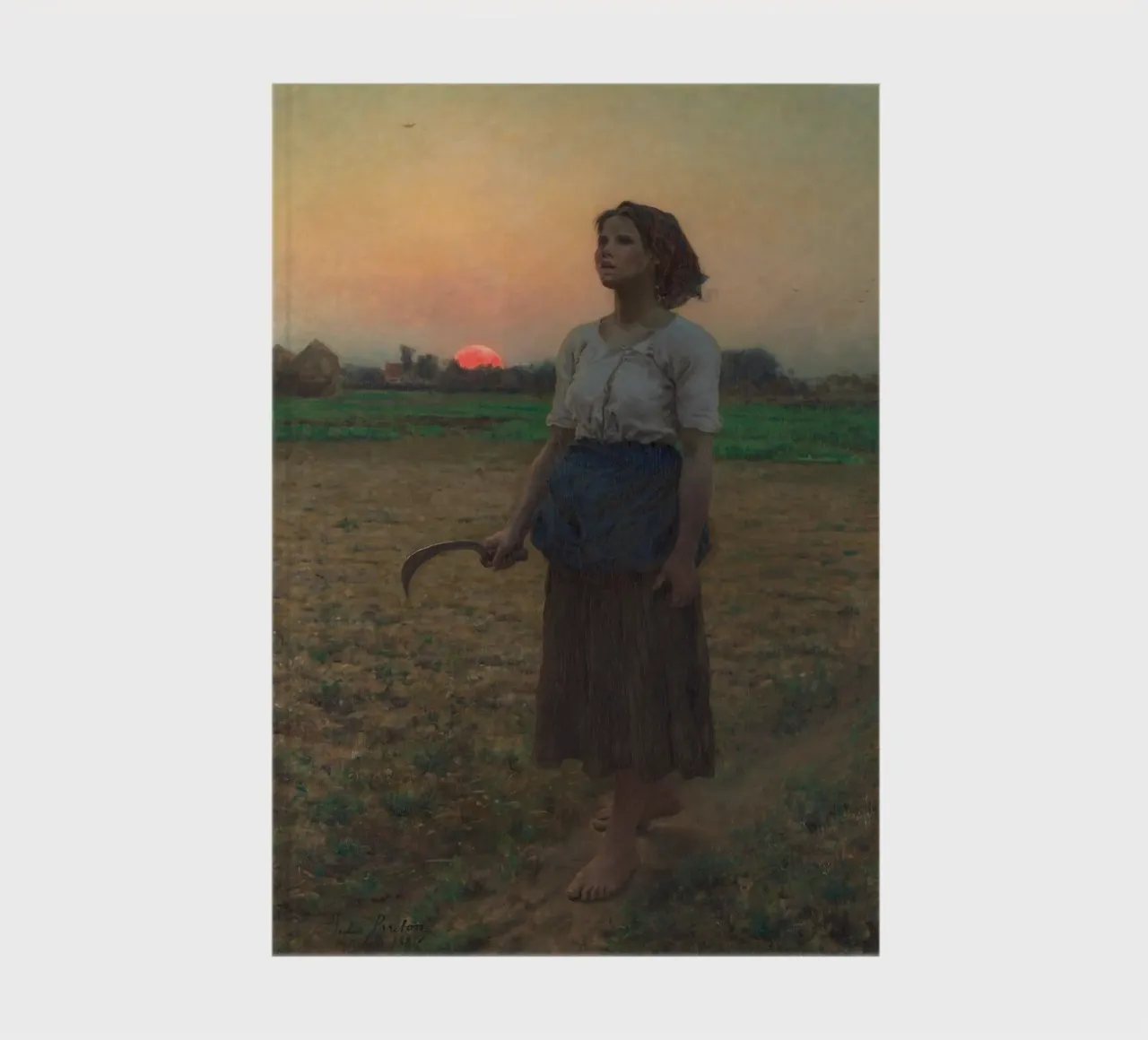 Jules Breton - The Song of the Lark notebook by Timeless Artworks
