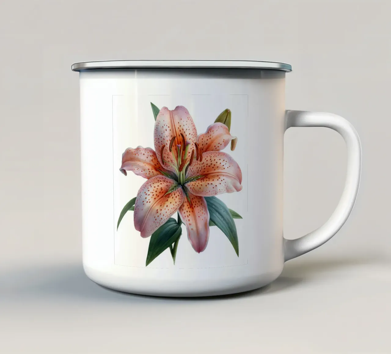 Fiore di giglio 4 tazza in smalto da Bold Blooms