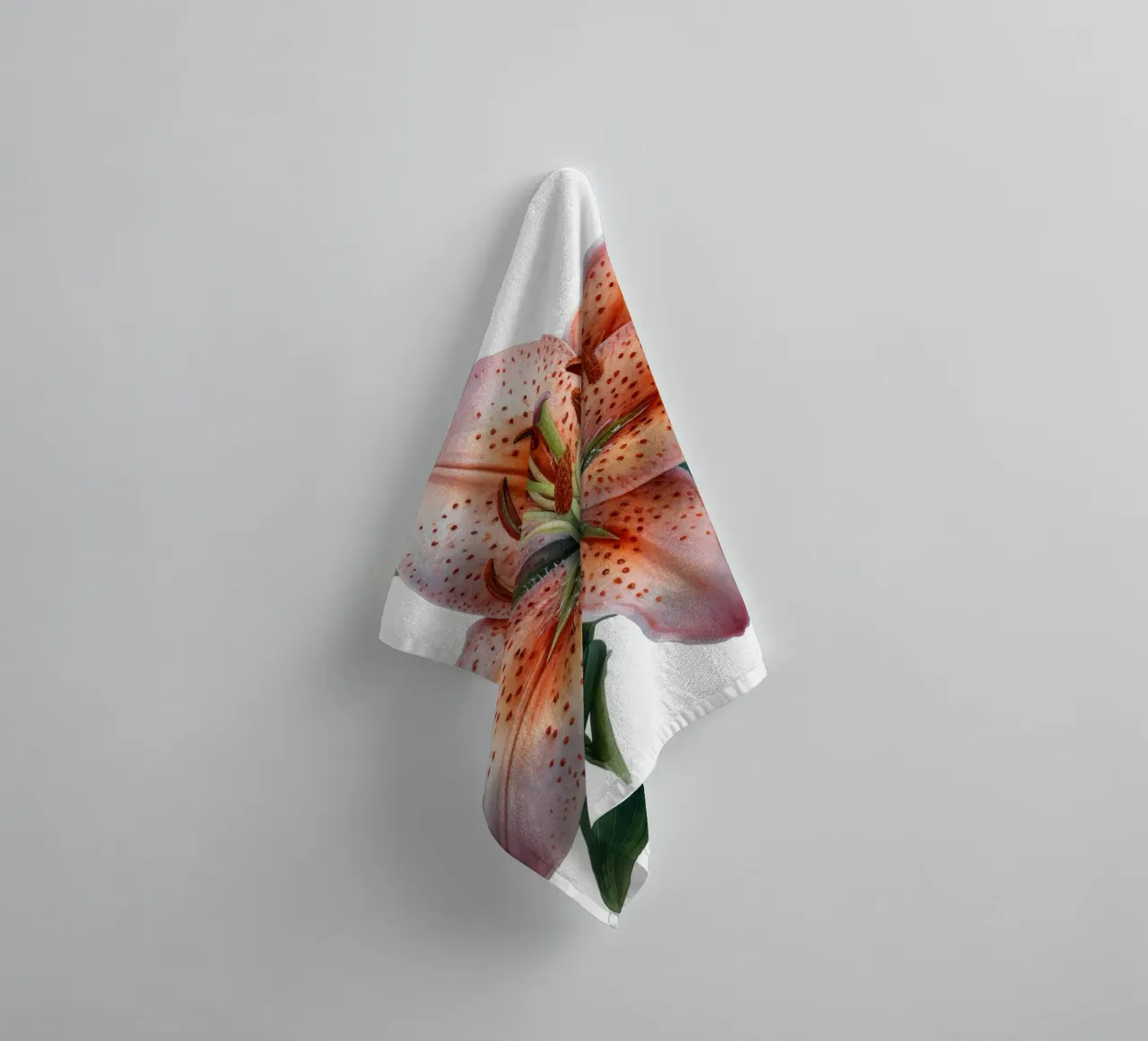 Lily Flower 4 towel by Bold Blooms