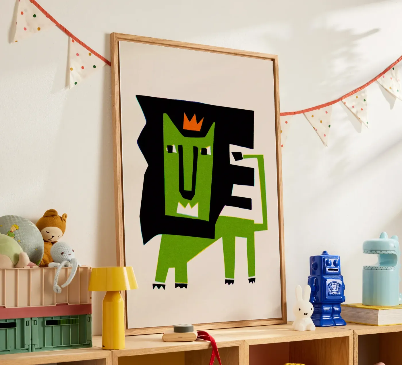 King Lion Acryl-Glas von Fox & Velvet