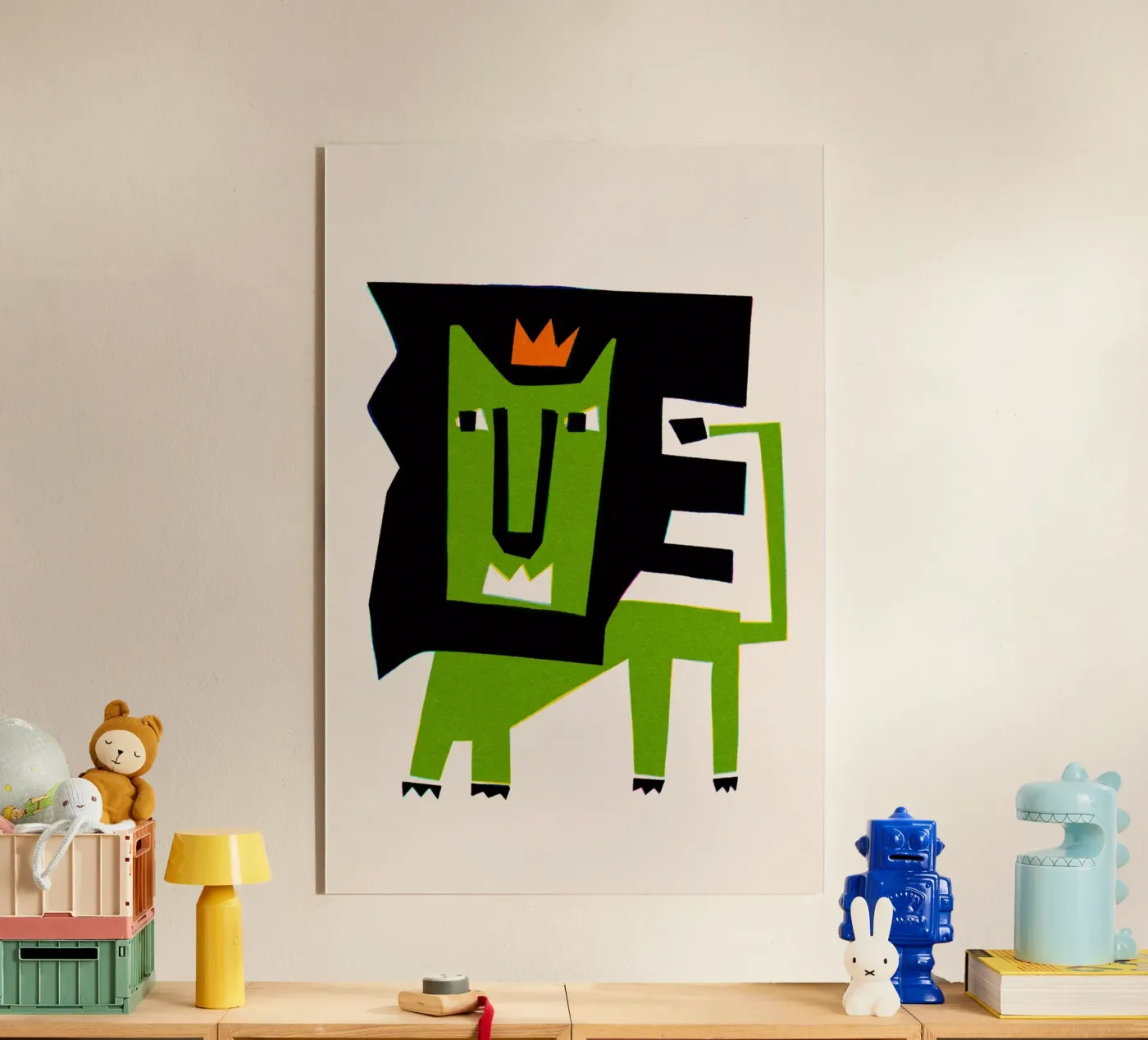 King Lion Acryl-Glas von Fox & Velvet