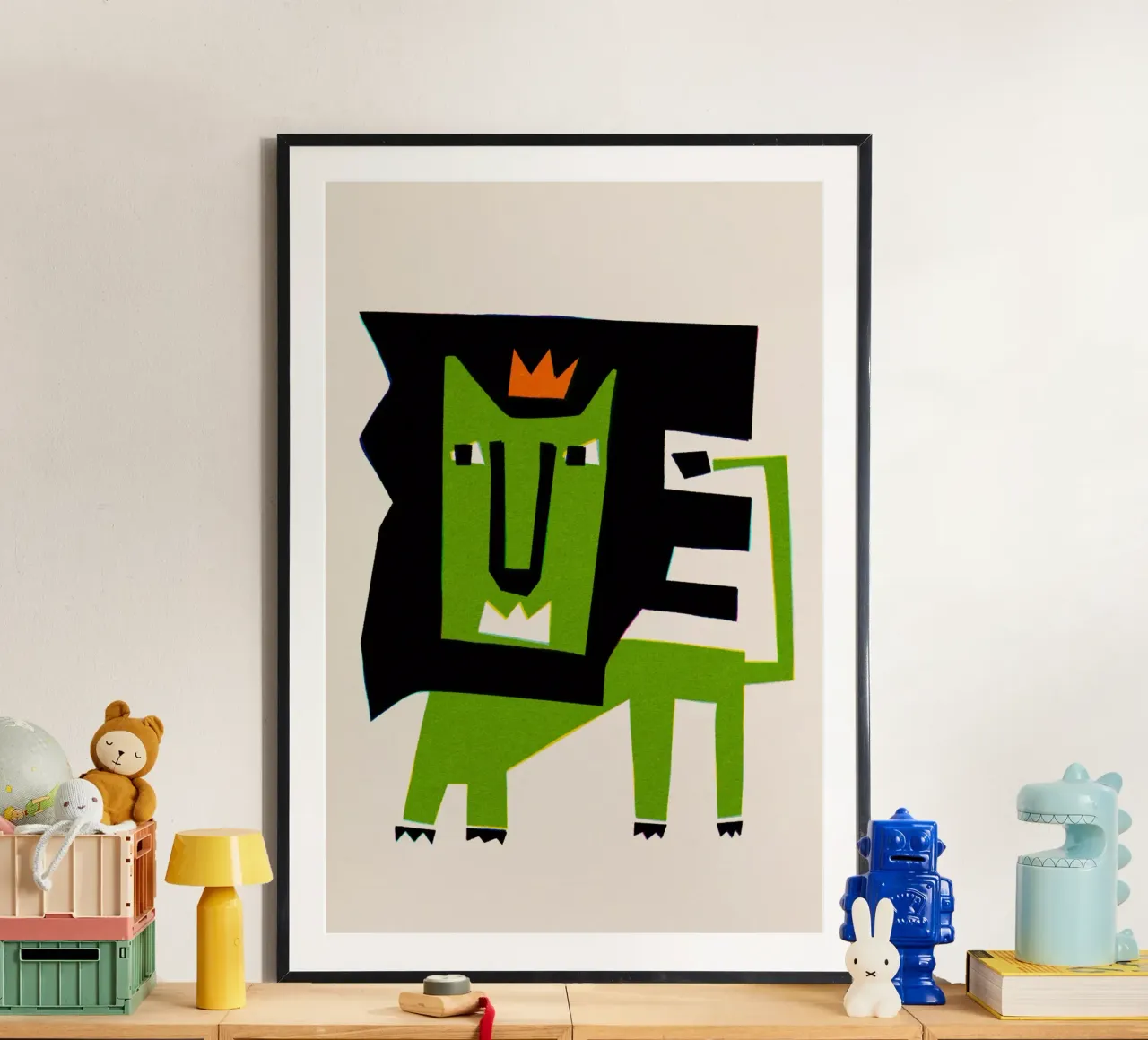 Re Leone poster da Fox & Velvet