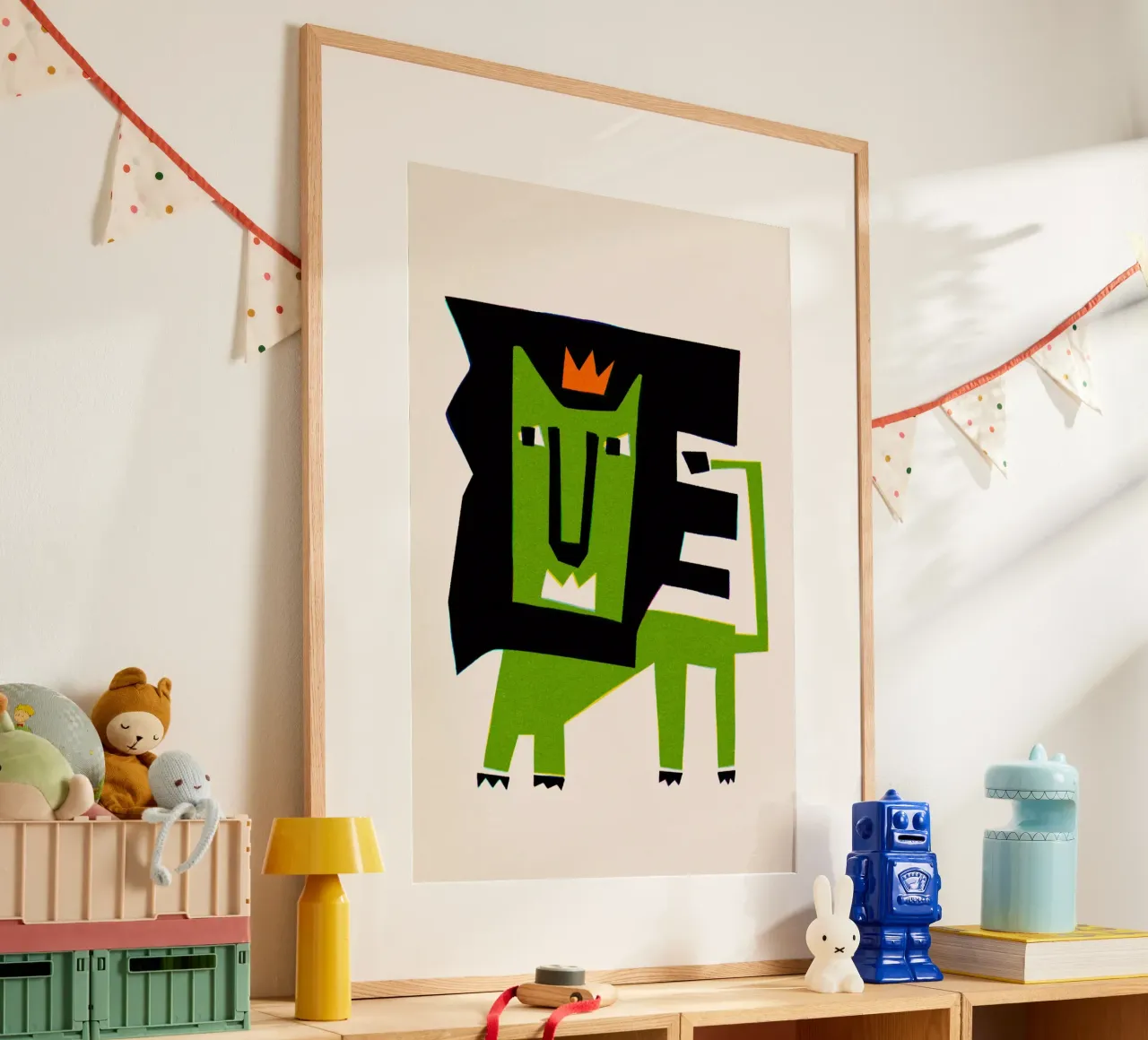 Re Leone poster da Fox & Velvet