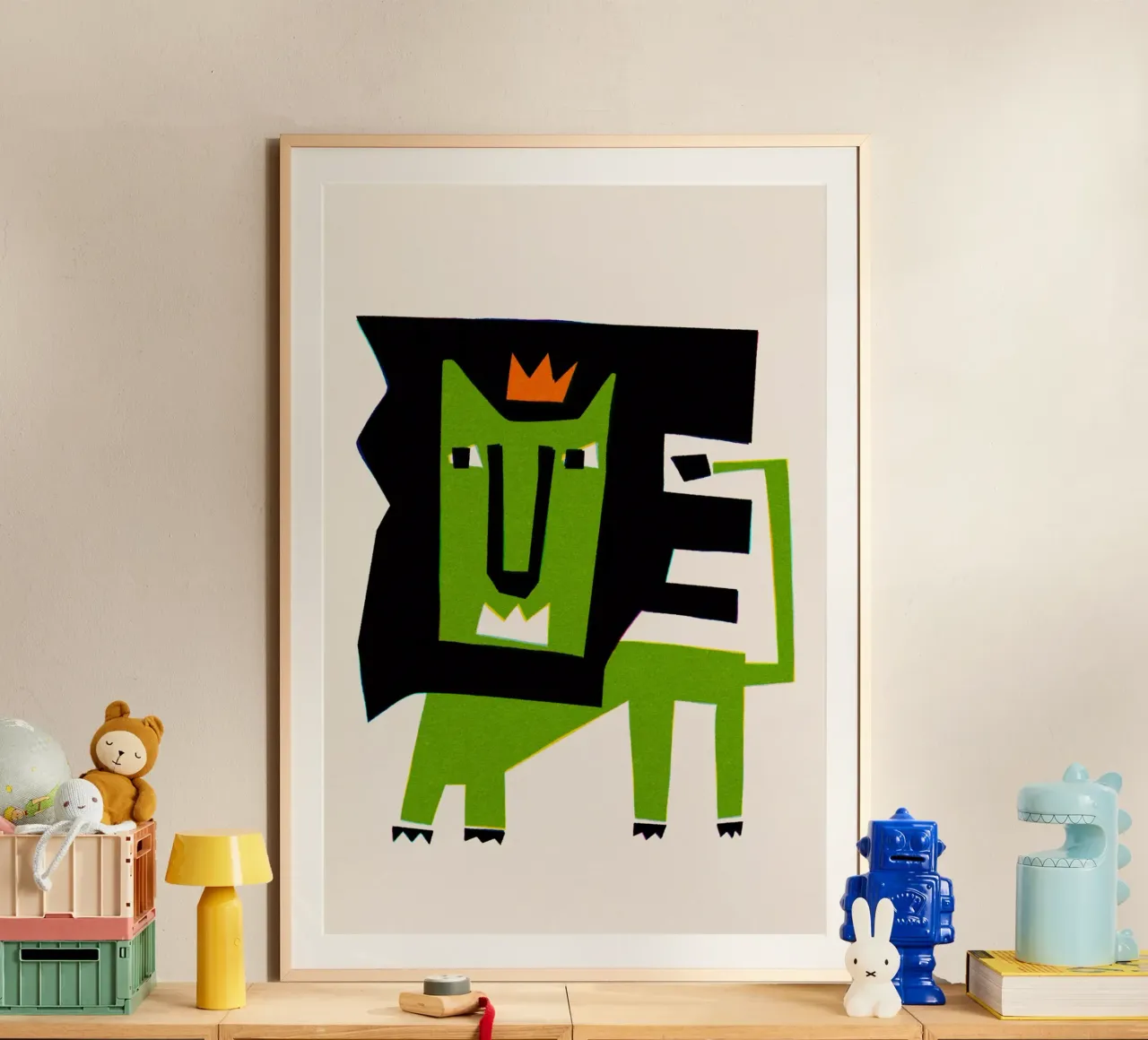 Re Leone poster da Fox & Velvet