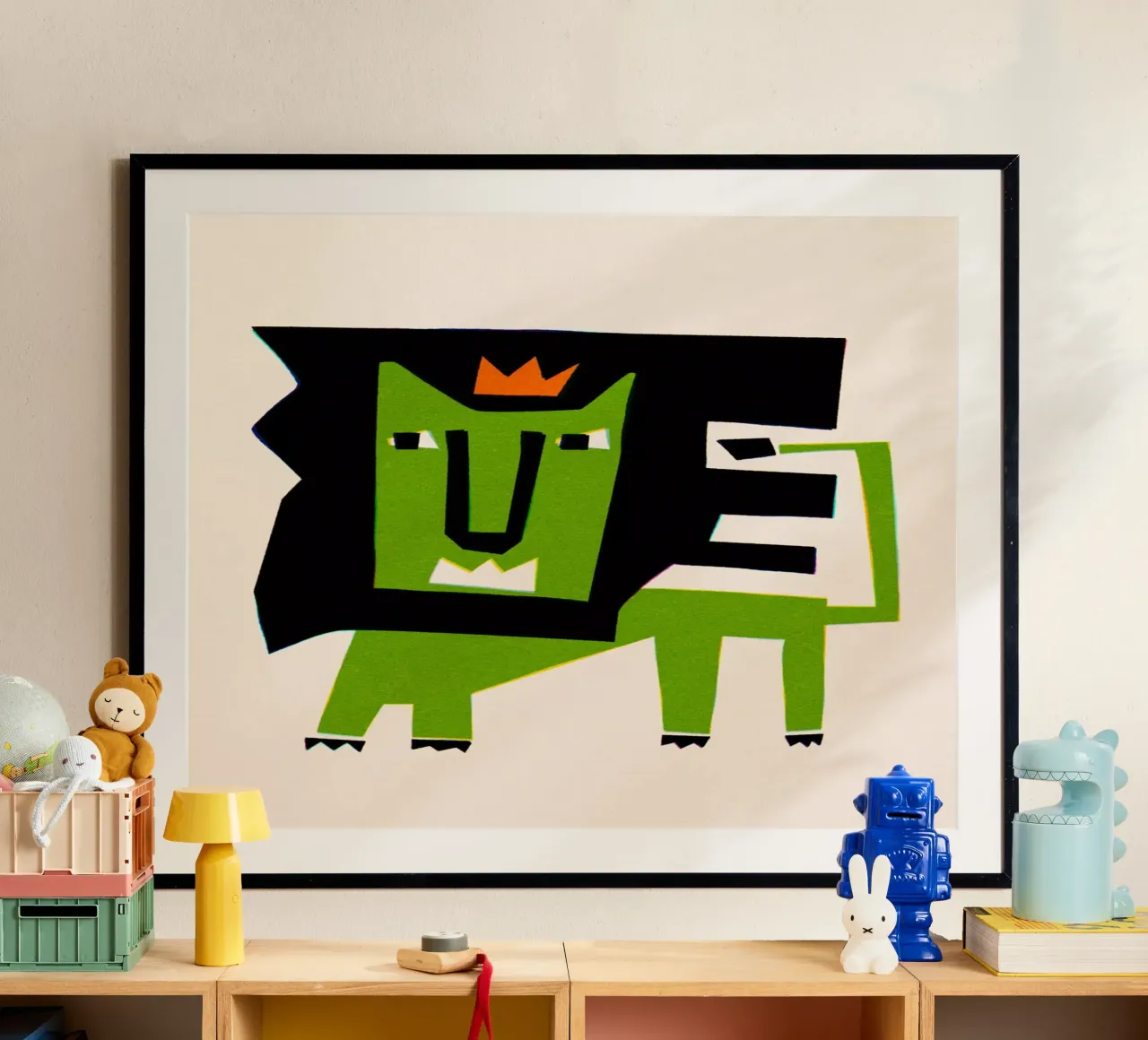 Re Leone poster da Fox & Velvet