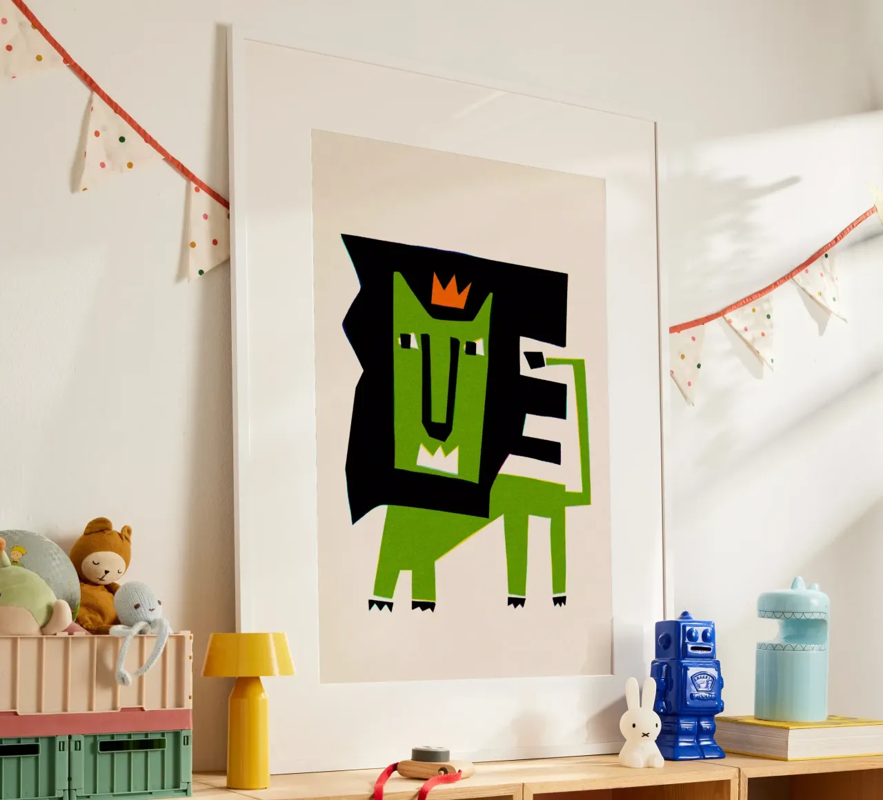 Re Leone poster da Fox & Velvet