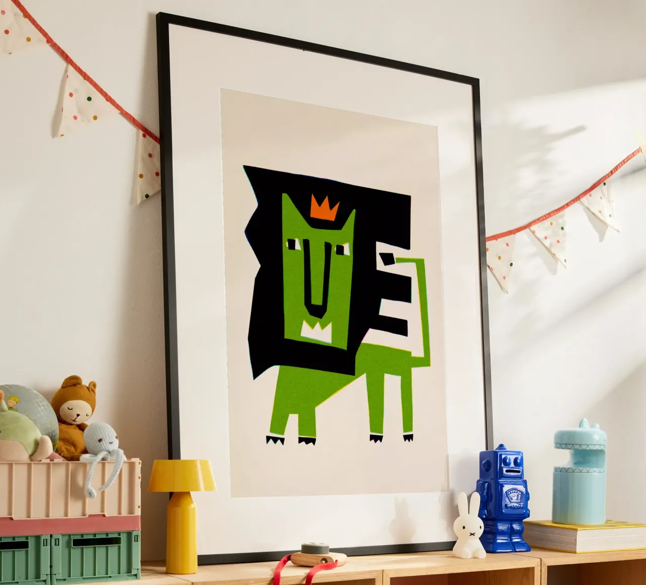 Re Leone poster da Fox & Velvet