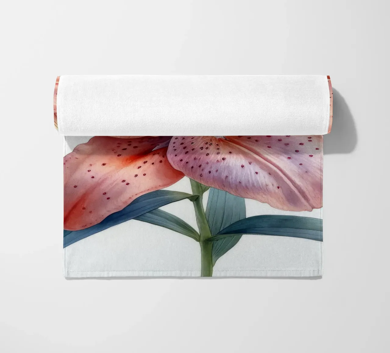 Fiore di giglio 1 telo mare da Bold Blooms