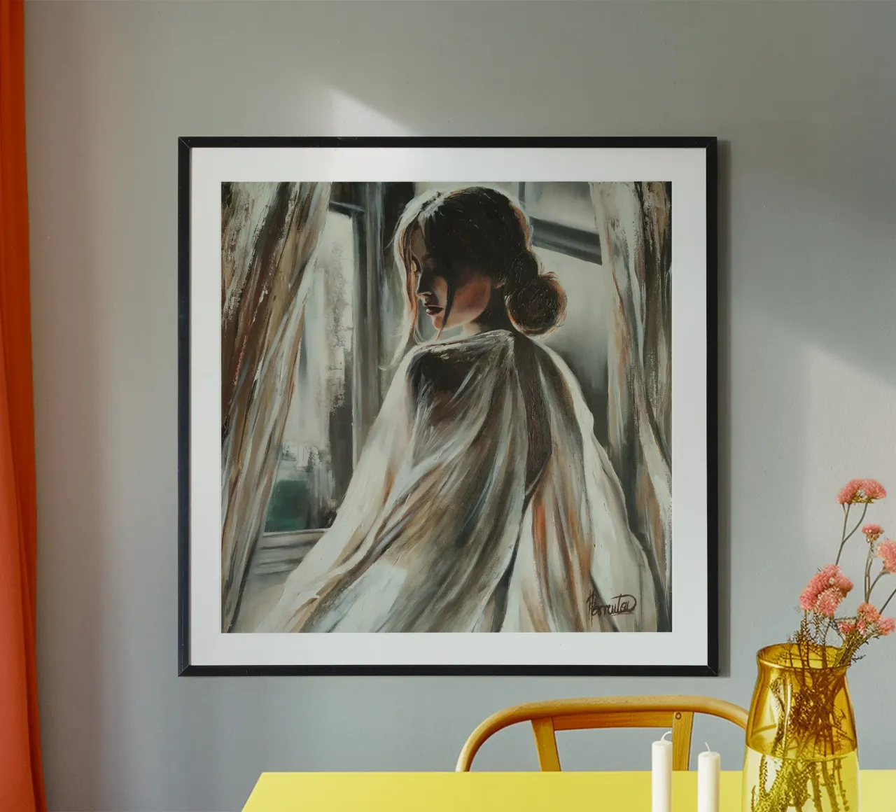 Sinnlichkeit - Gemälde sinnliche Frau Poster von HelenBarenton