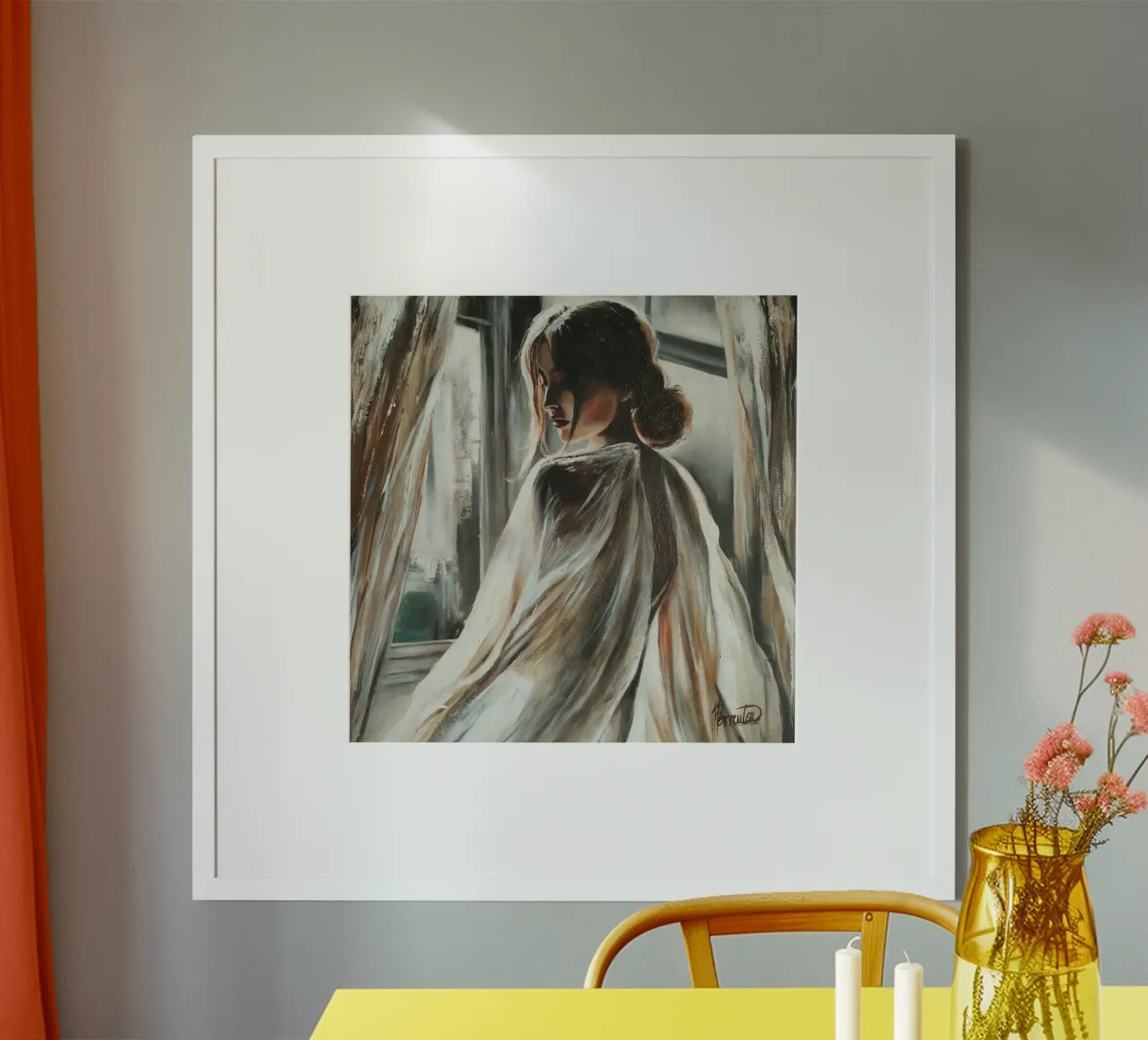 Sinnlichkeit - Gemälde sinnliche Frau Poster von HelenBarenton